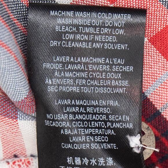 Affliction Sweet Afternoon Long Sleeve Button Down Woven Shirt Size Medium - Picture 7 of 11